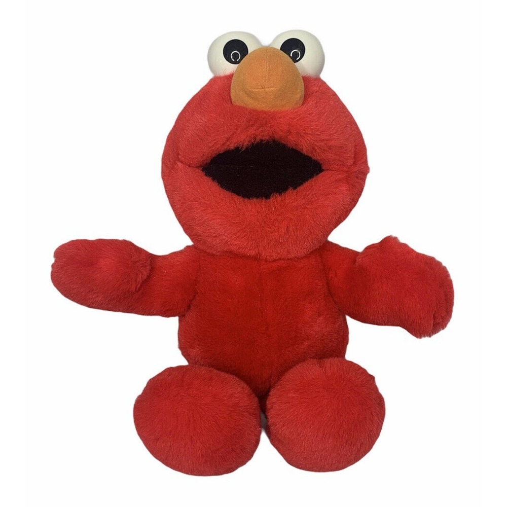 VINTAGE 1995‎ TYCO Sesame Street Tickle Me Elmo Original Plush Toy 62715 Giggles